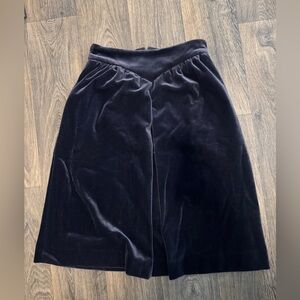 Vintage 70’s Velvet Basque Waist Skirt